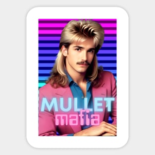Mullet Mafia Sticker